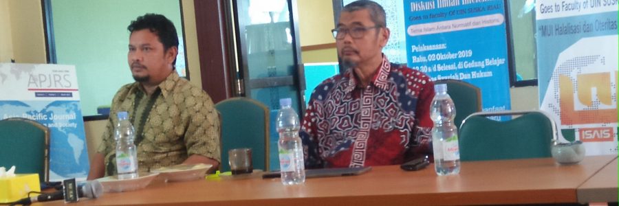 ISAIS UIN SUSKA RIAU Menggelar Diskusi Ketujuh “Membaca Ulang Sejarah Islam Klasik” (Satu Semester Bersama Prof. Dr. H. Munzir Hitami, M.A.)